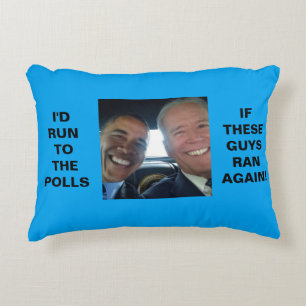 Obama-Biden 2016 - Coussin à accents de 12 po x 1