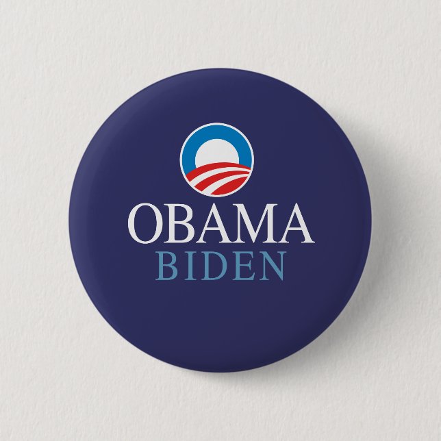 Obama Biden Button (Vorderseite)