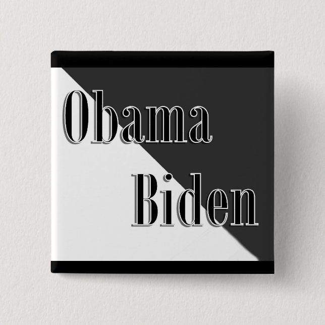 Obama Biden Button (Vorderseite)