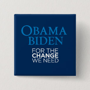 Obama Biden für die Änderung benötigen wir Quad Button