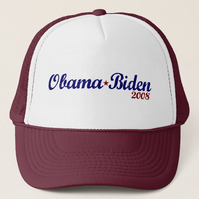 Obama Biden (klassische Ausgabe) Truckerkappe (Vorderseite)