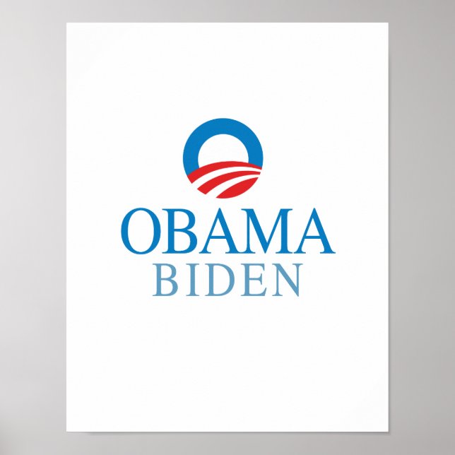 OBAMA BIDEN O BLUE -.pnng Poster (Vorne)