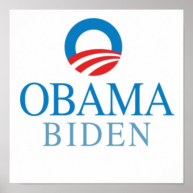OBAMA BIDEN O BLUE -.pnng Poster (Vorne)