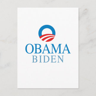 Obama Biden Postkarte