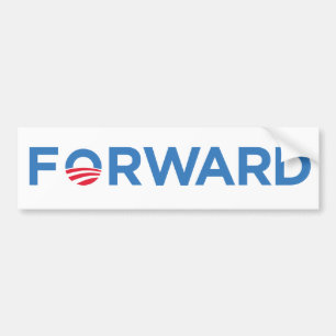 Obama/Biden schicken hellblaues nach Autoaufkleber