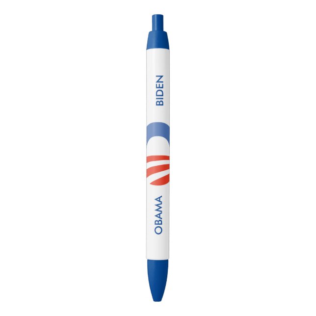 Obama--Bidenlogo Kugelschreiber (Vorderseite Vertikal)