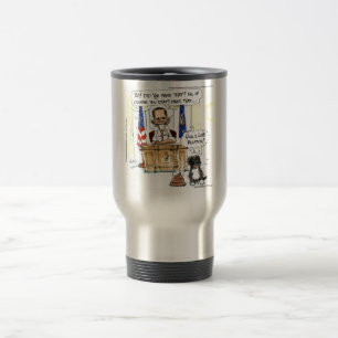 Obama & Bo Satirische Cartoon-Geschenke T-Shirts & Reisebecher