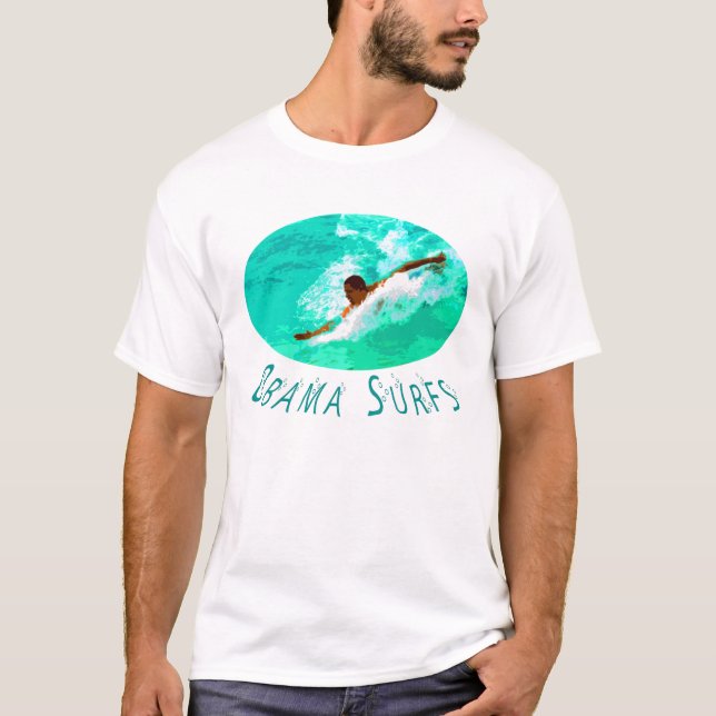 Obama-Brandungen T-Shirt (Vorderseite)
