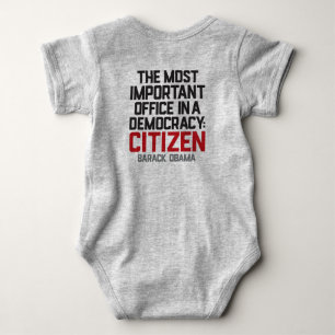 Obama Bürgerangebot Baby Strampler