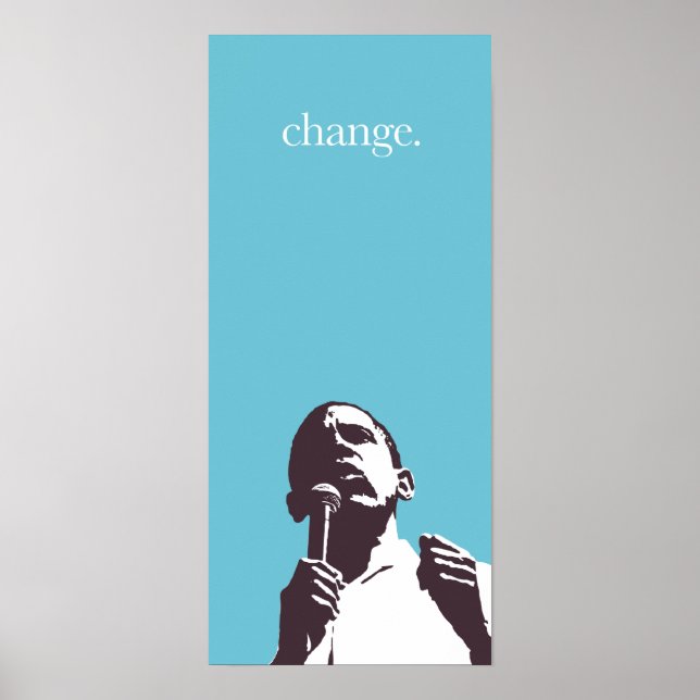 Obama : Change Poster (Devant)