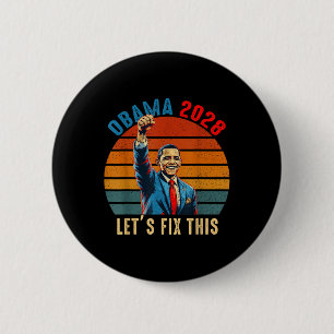Obama Comeback 2028 Erklärung 0 Button