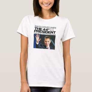 Obama: Das 44. Trägershirt Präsidenten-Womens T-Shirt