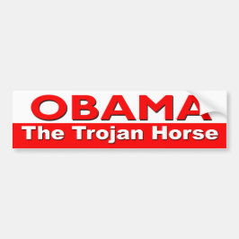 Obama das Trojan Horse Autoaufkleber