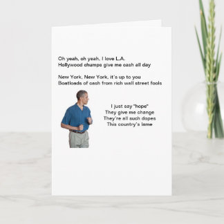 Obama der Elitäre Karte