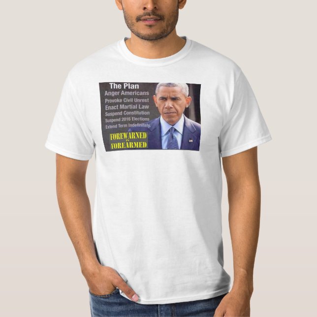 OBAMA, der Plan T-Shirt (Vorderseite)