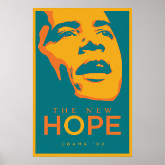 OBAMA: Die neue Hoffnung_Aquamarin Poster