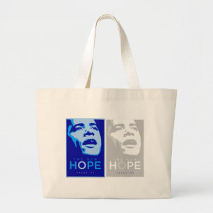 Obama "die neue Hoffnung" - Zeta-Tasche Jumbo Stoffbeutel