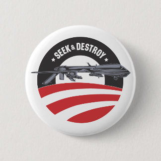 Obama-Drohnesuchvorgang und zerstören Knopf Button