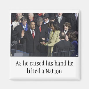 Obama-Eid, wie er Rose seine Hand er… - Besonder Magnet