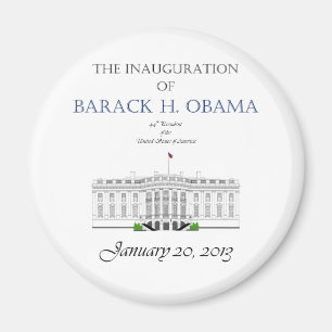 Obama-Einweihung 2013 Magnet
