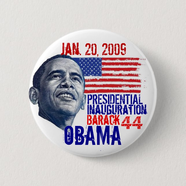 Obama-Einweihung Button (Vorderseite)