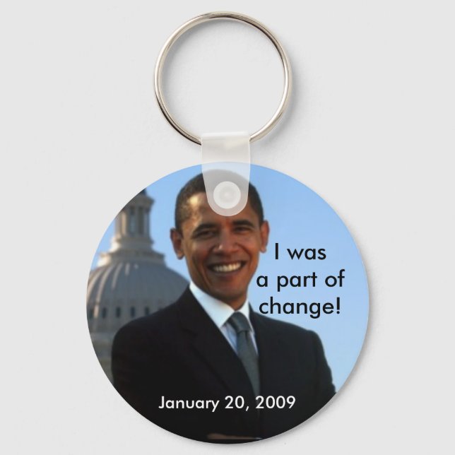 Obama Einweihung Schlüsselanhänger (Vorderseite)