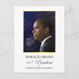 Obama Einweihung Souvenir Postcard Postkarte