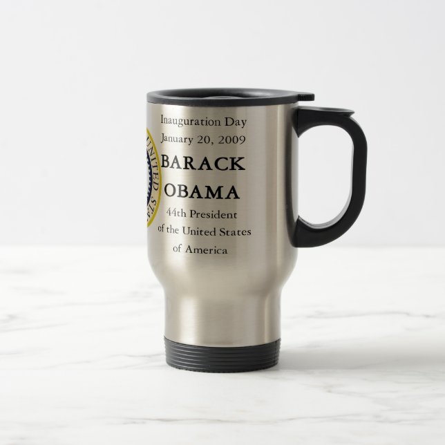 Obama-Einweihungs-Andenken-Kollektor-Reisender Reisebecher (Rechts)