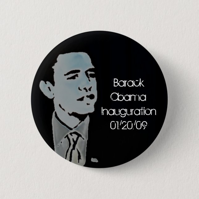 Obama-Einweihungs-Knopf Button (Vorderseite)