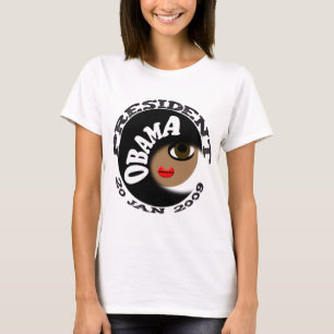 Obama-Einweihungs-Knöpfe und T - Shirts! T-Shirt