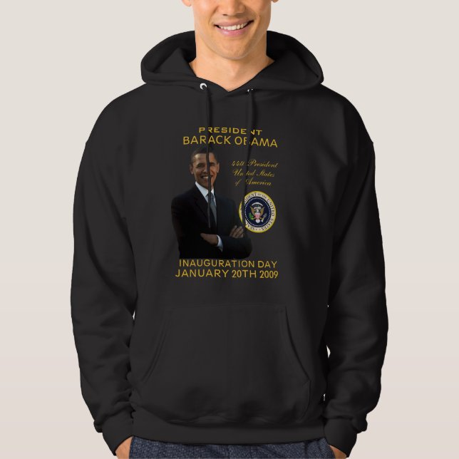 Obama-Einweihungs-TagesHoodie Hoodie (Vorderseite)