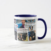 Obama-Einweihungs-Zeitungs-Tasse