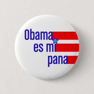 Obama es MI pana - Knopf Button