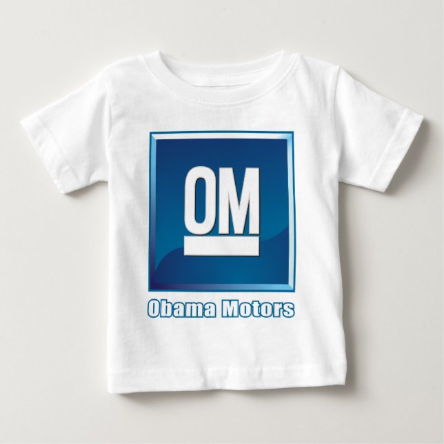 Obama fährt Logo Baby T-shirt (Vorderseite)