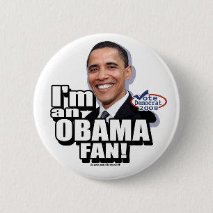 Obama-Fan-Knopf Button