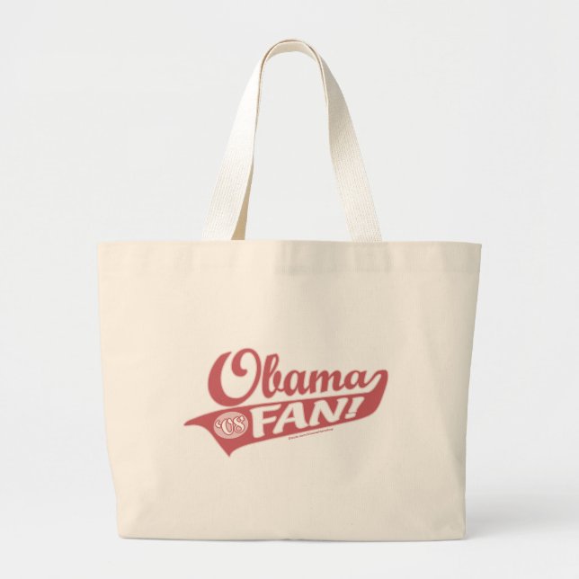 Obama-Fan-Tasche Jumbo Stoffbeutel (Vorne)