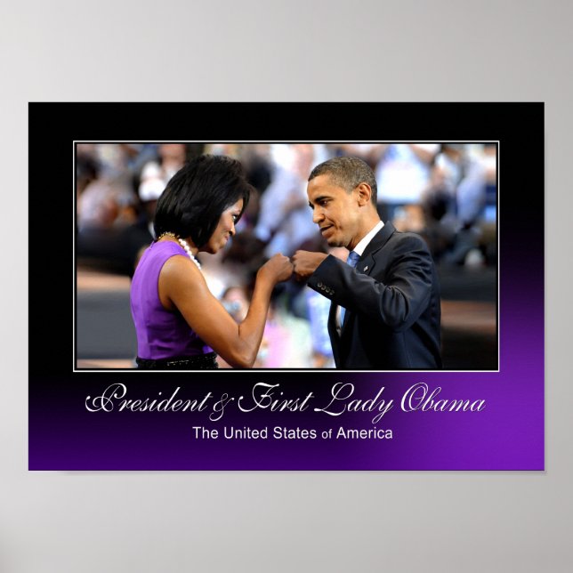 Obama Faust Bump Poster (Vorne)