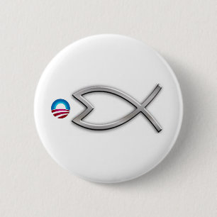 Obama-Fische Button