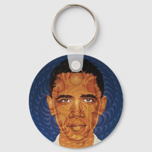 Obama-Fraktal-Schlüsselanhänger Schlüsselanhänger