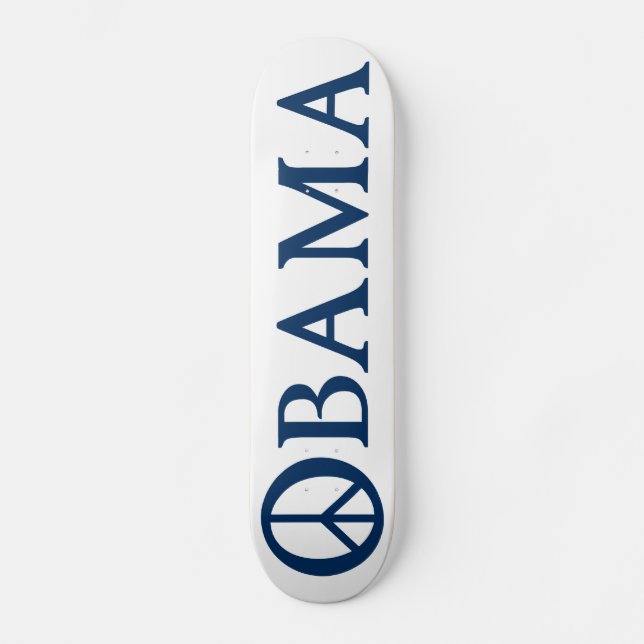 Obama-Friedenssymbol Skateboard (Vorderseite)