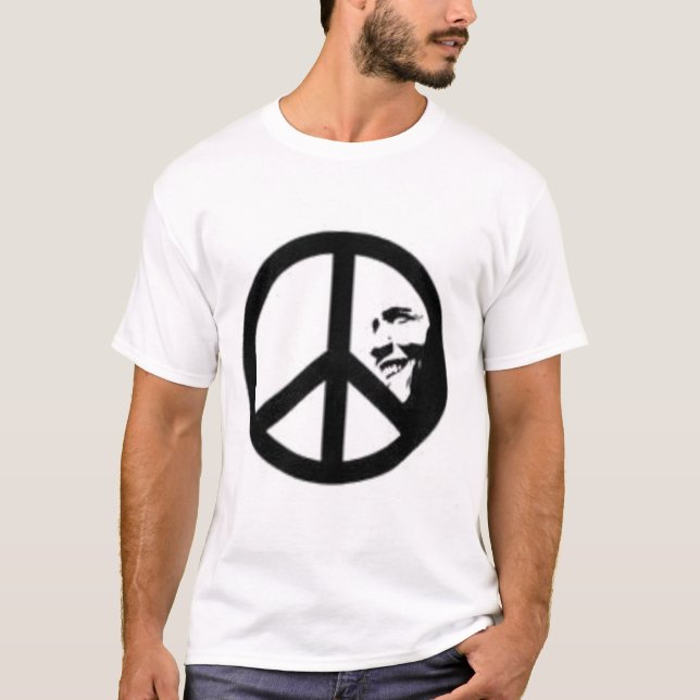 Obama-Friedenszeichen T-Shirt (Vorderseite)