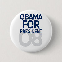 OBAMA für Präsident 08 - Schaltfläche