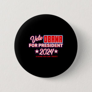 Obama für Präsident 2024 _ Michelle Obama 202 Button