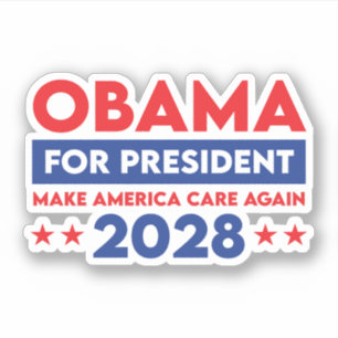 Obama für Präsident 2028 macht Amerika wieder wich Aufkleber