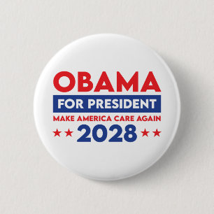 Obama für Präsident 2028 macht Amerika wieder wich Button