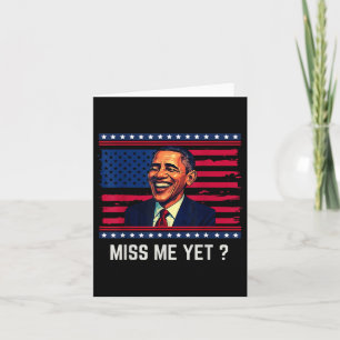 Obama für Präsident 2028 Miss Me yet _ Obama 2028 Karte
