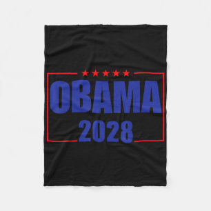 Obama für Präsident 2028 Obama 2028 für Männer Fleecedecke