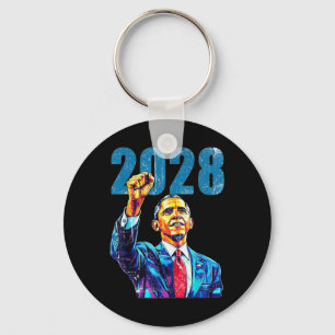 Obama für Präsident 2028 Obama 2028 Schlüsselanhänger