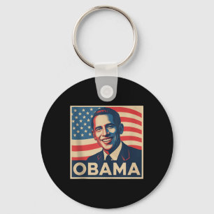 Obama für Präsident 2028 Obama 48. Präsident eines Schlüsselanhänger