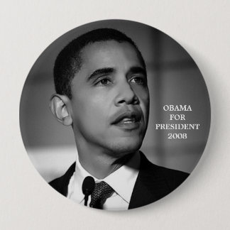 OBAMA FÜR PRÄSIDENTEN 2008 KNOPF BUTTON